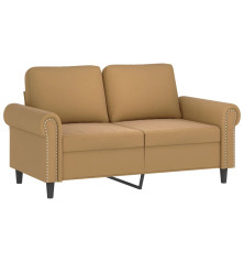 Dvivietė sofa, rudos spalvos, 120cm, aksomas