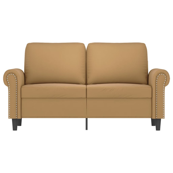 Dvivietė sofa, rudos spalvos, 120cm, aksomas