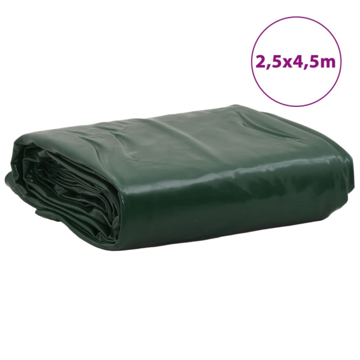 Tentas, žalios spalvos, 2,5x4,5m, 600g/m²