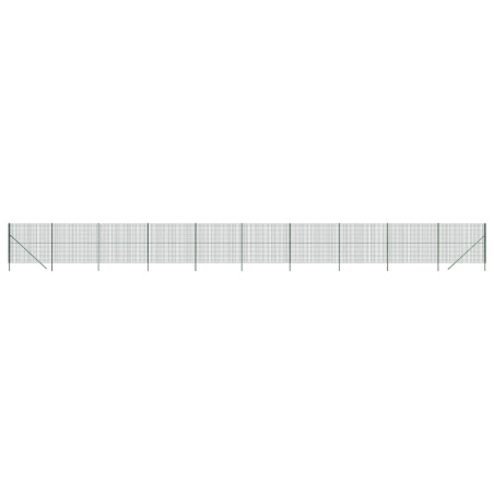 Vielinė tinklinė tvora, žalia, 1,6x25m, galvanizuotas plienas