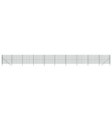 Vielinė tinklinė tvora, žalia, 1,4x25m, galvanizuotas plienas