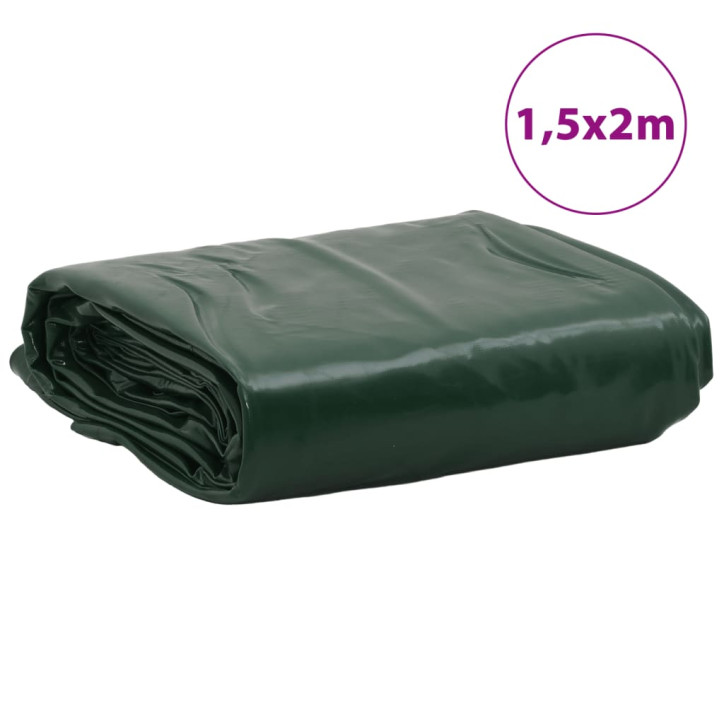 Tentas, žalios spalvos, 1,5x2m, 600g/m²