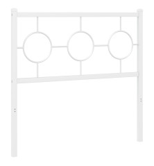 Metalinis galvūgalis, baltos spalvos, 90cm