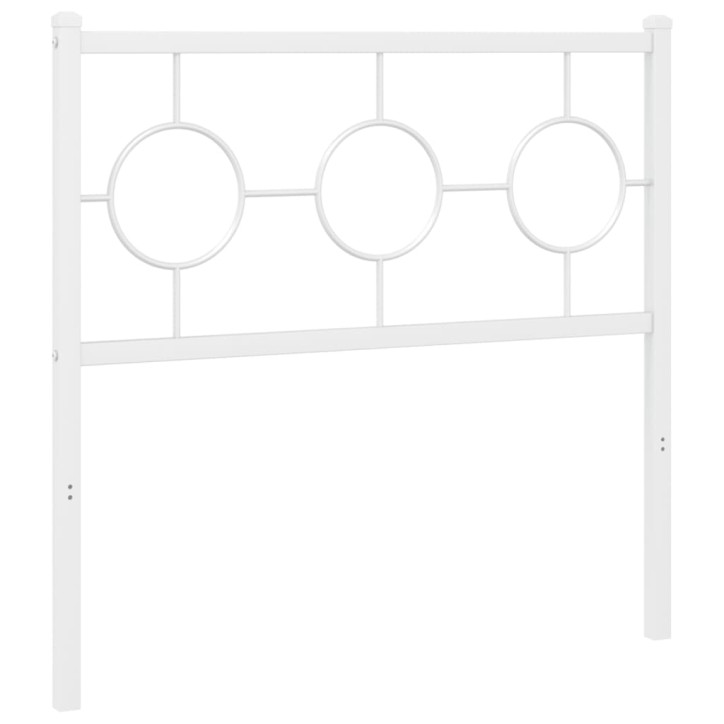 Metalinis galvūgalis, baltos spalvos, 90cm