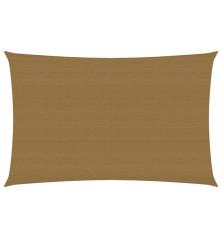 Burė nuo saulės, taupe spalvos, 6x8m, HDPE, 160g/m²