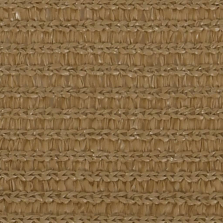 Burė nuo saulės, taupe spalvos, 6x8m, HDPE, 160g/m²