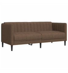 Dvivietė sofa, rudos spalvos, audinys