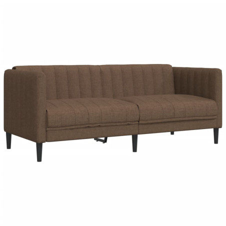 Dvivietė sofa, rudos spalvos, audinys