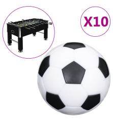 Stalo futbolo kamuoliukai, 10vnt., 32mm, ABS