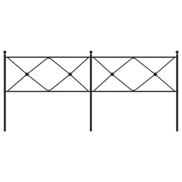 Metalinis galvūgalis, juodos spalvos, 193cm