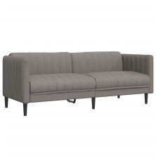 Trivietė sofa, taupe spalvos, audinys