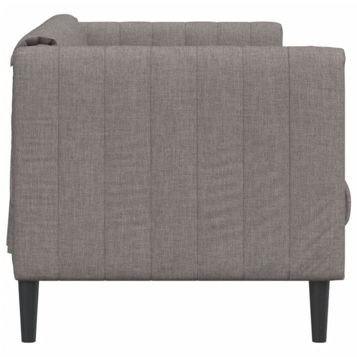 Trivietė sofa, taupe spalvos, audinys