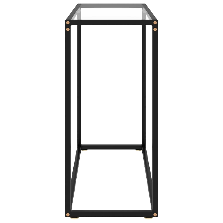 Konsolinis staliukas, skaidrus, 80x35x75cm, grūdintas stiklas