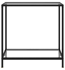 Konsolinis staliukas, skaidrus, 80x35x75cm, grūdintas stiklas