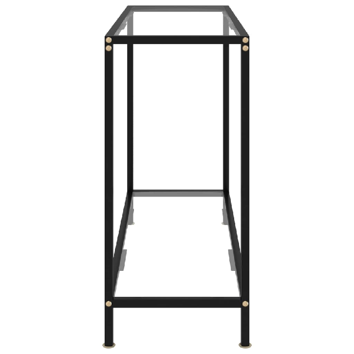 Konsolinis staliukas, skaidrus, 100x35x75cm, grūdintas stiklas