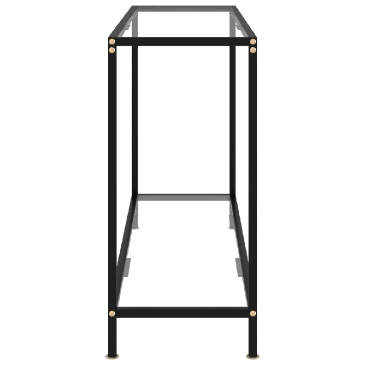 Konsolinis staliukas, skaidrus, 120x35x75cm, grūdintas stiklas