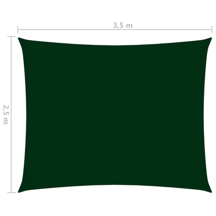 Uždanga nuo saulės, tamsiai žalia, 2,5x3,5m, oksfordo audinys