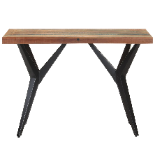 Valgomojo stalas, 120x60x76cm, perdirbtos medienos masyvas