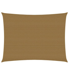 Burė nuo saulės, taupe spalvos, 6x7m, HDPE, 160g/m²