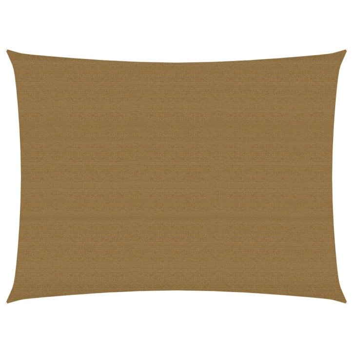 Burė nuo saulės, taupe spalvos, 6x7m, HDPE, 160g/m²