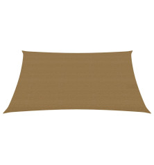 Burė nuo saulės, taupe spalvos, 6x7m, HDPE, 160g/m²