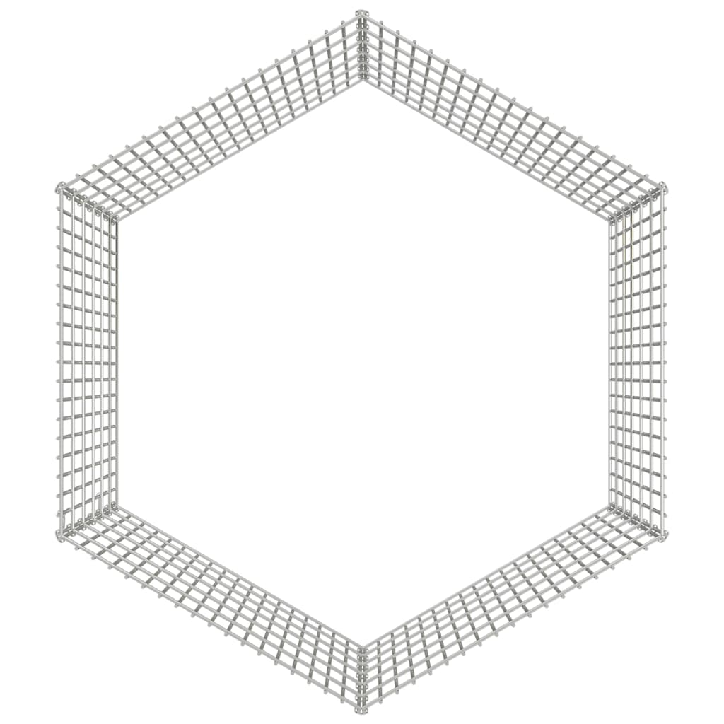 Triušių narvas, 6 segmentai, 54x60cm, galvanizuota geležis