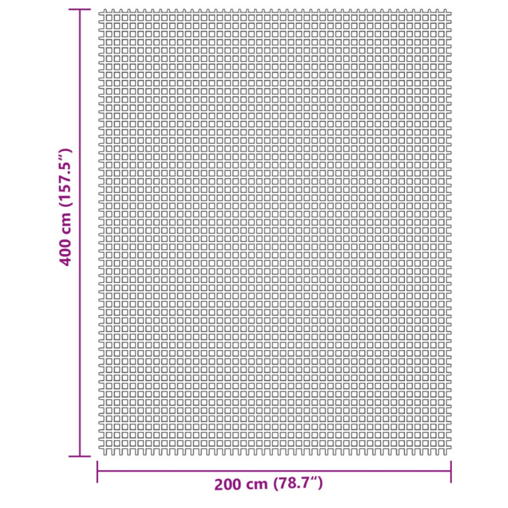 Stovyklavimo paklotas, šviesiai pilkos spalvos, 4x2m