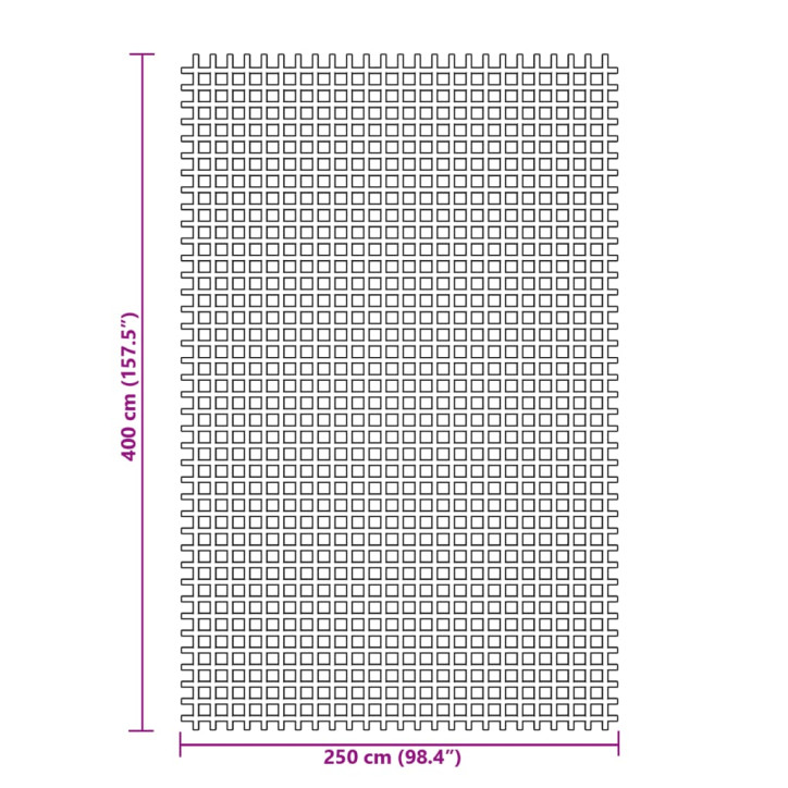 Stovyklavimo paklotas, mėlynos spalvos, 4x2,5m