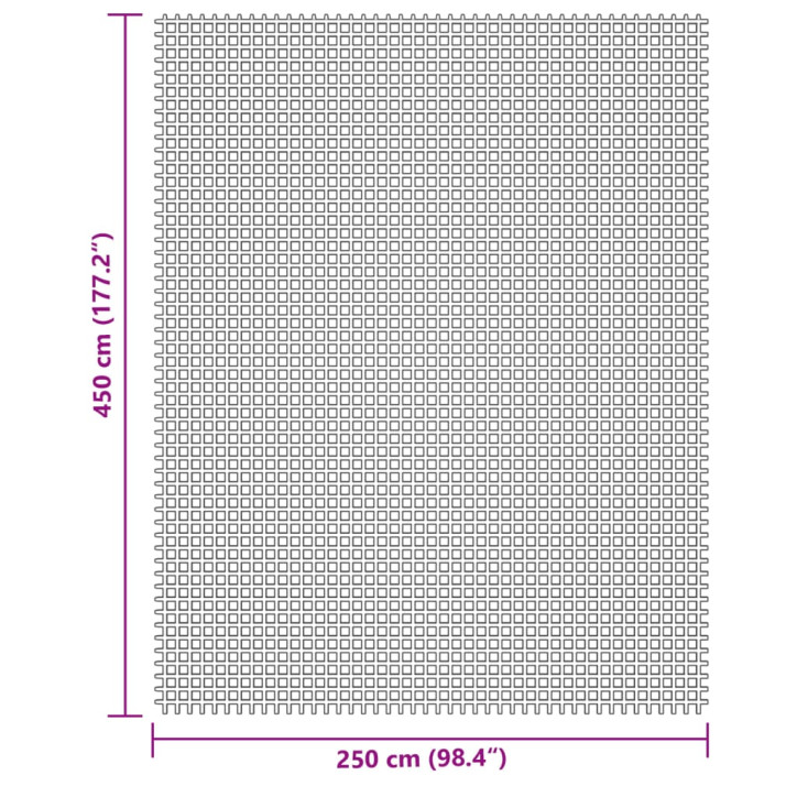 Stovyklavimo paklotas, šviesiai pilkos spalvos, 4,5x2,5m