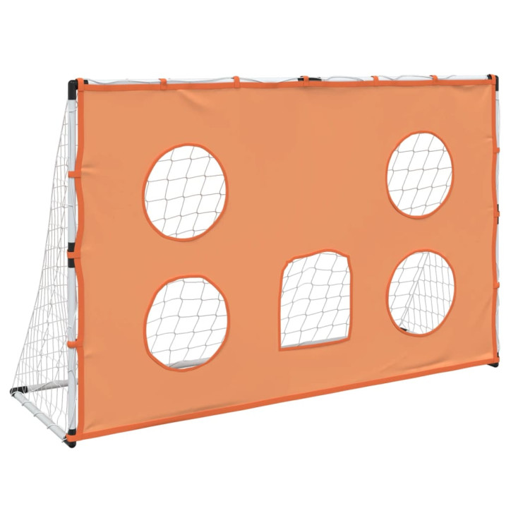 Vaikiški futbolo vartai su taikiniu ir kamuoliu, 182x62x118cm