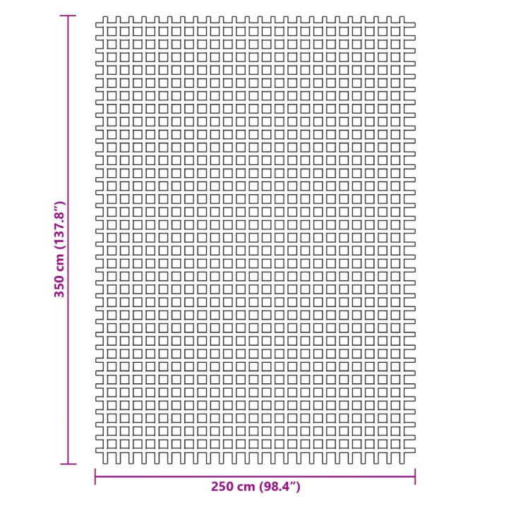 Stovyklavimo paklotas, mėlynos spalvos, 3,5x2,5m