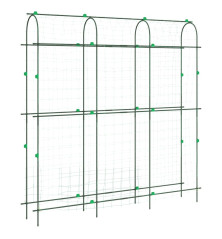 Sodo grotelės vijokliniams augalams, 181x31x182,5cm, plienas