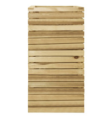 Sodo lovelis, 50x50x100cm, impregnuota pušies mediena