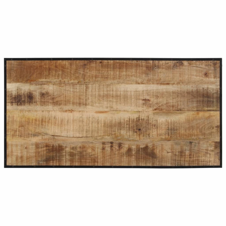 Baro stalas, 110x55x107cm, neapdorotos mango medienos masyvas