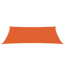 Burė nuo saulės, oranžinės spalvos, 3x6m, HDPE, 160g/m²