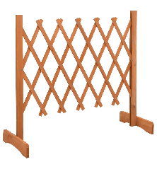 Sodo treliažas-tvora, oranžinis, 120x60cm, eglės masyvas