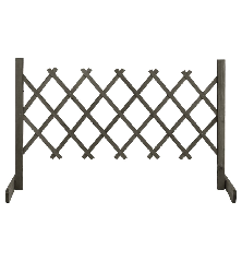 Sodo treliažas-tvora, pilkos spalvos, 120x60cm, eglės masyvas