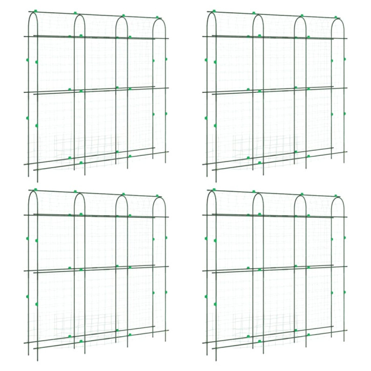Sodo grotelės vijokliniams augalams, 4vnt., plienas, U formos