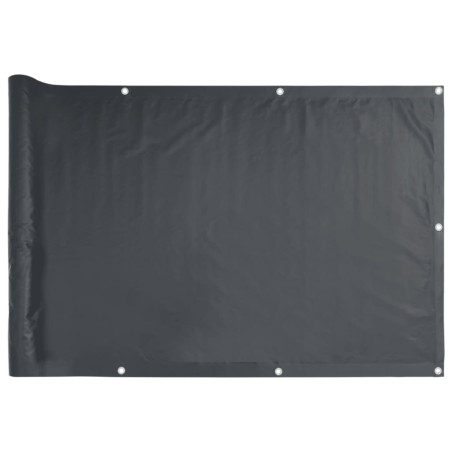 Privatumo suteikianti sodo pertvara, antracito, 500x120 cm, PVC