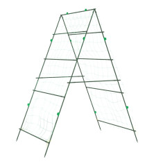 Sodo grotelės vijokliniams augalams, 99x90x175,5cm, plienas