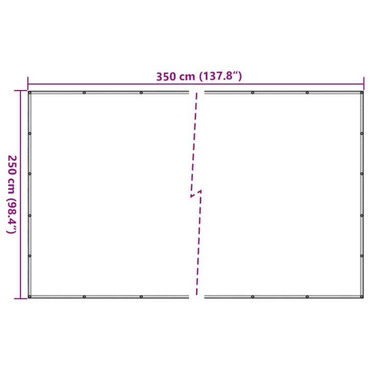 tinklas priekabai, žalias, 2,5 x 3,5m, HDPE