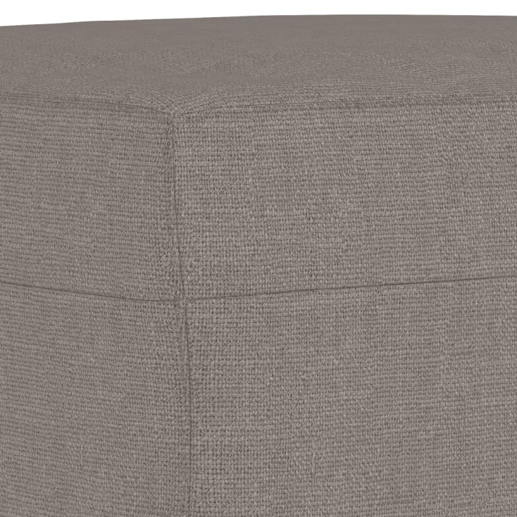 Trivietė sofa su pakoja, taupe spalvos, 180cm, audinys