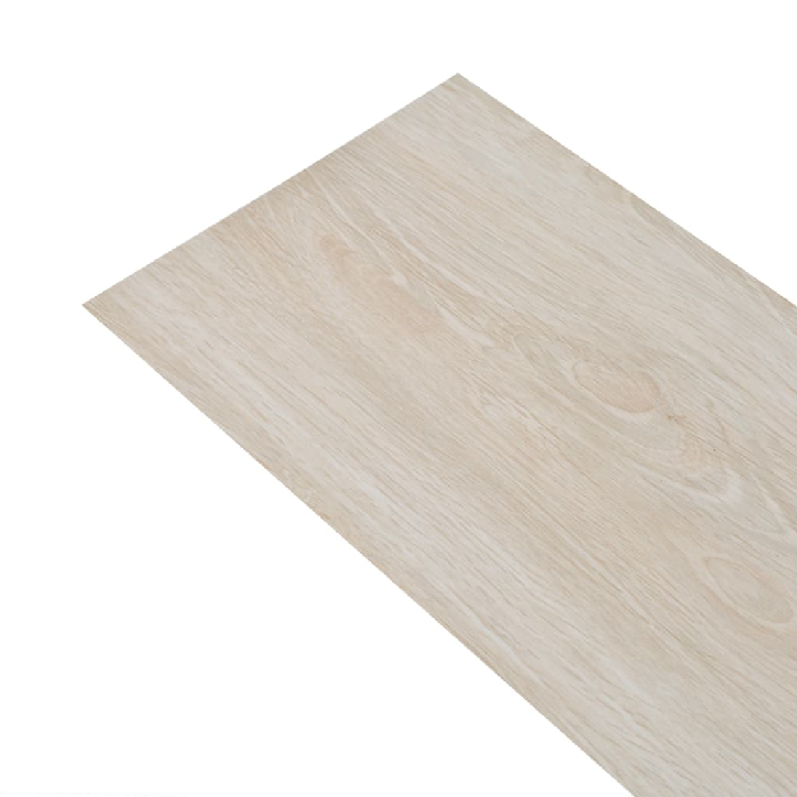 Grindų plokštės, klasikinės ąžuolo baltos, PVC, 2,51m², 2mm