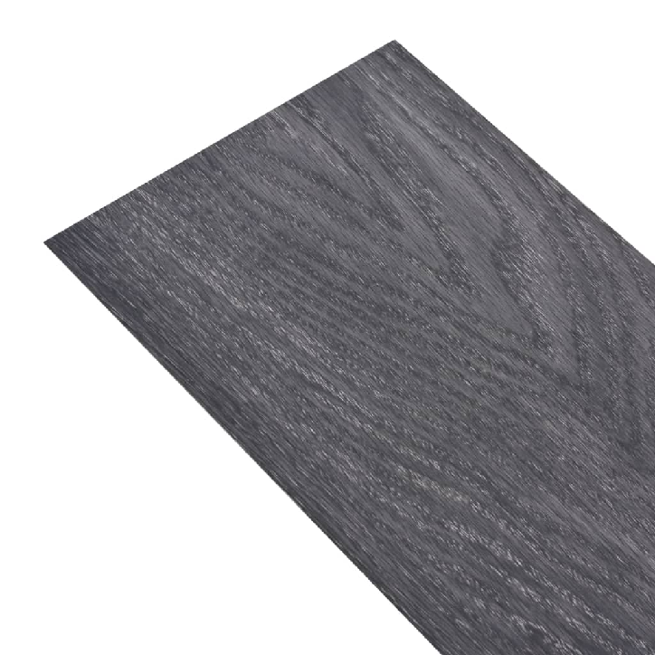 Grindų plokštės, juodos ir baltos spalvos, PVC, 2,51m², 2mm