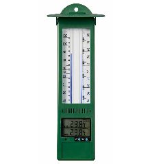Nature Skaitmeninis lauko termometras, 9,5x2,5x24cm, min-max reikšmės