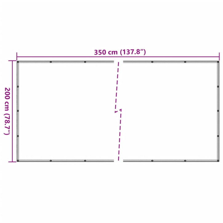 Tinklas priekabai, žalias, 2x3,5m, HDPE