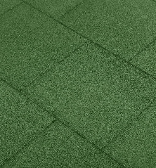 Plytelės apsaugai nuo kritimo, 6vnt., žalios, 50x50x3cm, guma