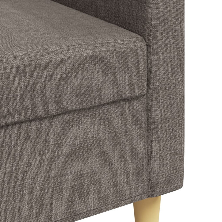 Trivietė sofa, taupe spalvos, 180cm, audinys