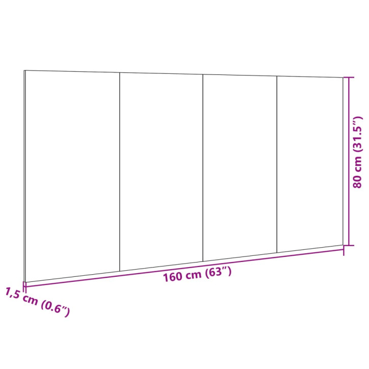 Lovos galvūgalis su spintelėmis, pilkas, 160cm, mediena