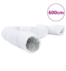 Ortakis, aliuminis ir PVC, 6m, 20cm skersmens, izoliuotas